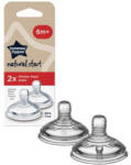 Tommee Tippee Natural Start Y vágású etetőcumi 6 hó+ (2 db)