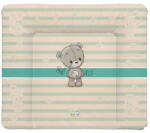 Babastar Puha Softy pelenkázólap 72x75cm - Helló Maci pillangóval - Türkiz