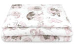Babastar BS Babaágynemű 2 részes - Felhőn alvó állatok rózsaszín