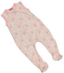 Wikids ujjatlan cipzáros pamut rugi - Fehér Rózsaszín Nyuszis 80-as