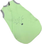 Wikids Steppelt Pamut Hálózsák - Szürke/Zöld Rókás 62/68