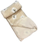 Wikids Bélelt wellsoft takaró 70x90 - Krém Macis