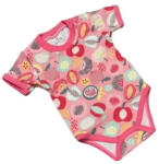 Bomer Rövid ujjú Body - Rózsaszín Gyümölcsös - 68