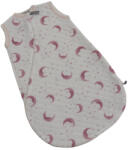 Wikids Steppelt Pamut Hálózsák - Fehér/Rózsaszín Holdas 62/68