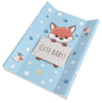 Babastar merev pelenkázólap 50x70cm - Cute Róka csillaggal - Kék
