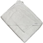 Vaganza hímzett fürdőlepedő fürdető kesztyűvel 110x110 cm - Fehér Kacsás