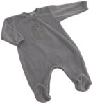 Wikids Plüss Hosszú Ujjú Rugdalózó - Szürke Sünis 62