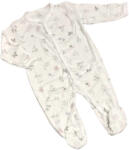 Dalma Pamut Ujjas Rugdalózó - Fehér/Pasztell Mezei Virágos 74