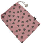 Rikidor Tisztasági Csomag Tárolózsák 28x20 cm -Rózsaszín/Szürke Szíves