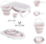 Cangaroo Hawaii Összecsukható Kád+Vödör Fürdető Szett - Pink