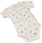 Dalma Rövid ujjú body - Fehér Mezei Virág - 86