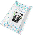 Babastar merev pelenkázólap 50x80cm - Kék Panda mama kicsinyével