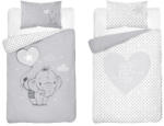 Maya Moo Gyerek pamut ágyneműhuzat 90x120cm - Elefánt Szürke