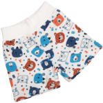 Wikids Baba Pamut Sort - Fehér/Narancs-Kék Macis 74/80