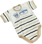 Gamex Rövid ujjú Body - Krém/Barna "Champion Dogs" - 68