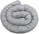 Wikids Ágyrácsvédő hengerpárna 200cm - Szürke