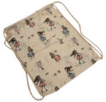 Rikidor Tornazsák 36x30 cm - Krém/Jégkorcsolyás Hercegnő