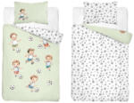 Maya Moo Gyerek pamut ágyneműhuzat 100x135cm - Kis Focisták zöld