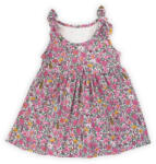 Nicol Lea Lányka Nyári Pamut Ruha - Rózsaszín Virágos 104