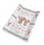 Babastar merev pelenkázólap 50x70cm - Macipár - Szürke