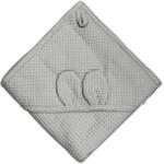 Vaganza Waffle Fürdőlepedő 110x110 - Szürke
