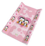 Babastar merev pelenkázólap 50x80cm - Pingvinek - Rózsaszín