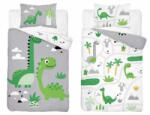 Maya Moo Gyerek pamut ágyneműhuzat 90x120cm - Dino szürke