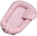 Rikidor Wellsoft Babafészek vízhatlan szivacsbetéttel - Rózsaszín apró csillagos