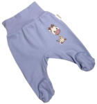 Babastar Pamut pocaknadrág mintával 56 - Kék Zsiráfos