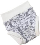 Wikids pamut pelus nadrág - Fehér/Kék Elefántos - 56