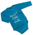 MROFI Réklis Hosszú ujjú body- Türkiz "Really Cool" - 56