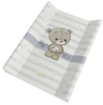 Babastar merev pelenkázólap 50x80cm - Hello Maci pillangóval - Levendula