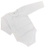 Mrofi Hosszú Ujjú Body - Fehér Strasszkő díszítéssel - 92