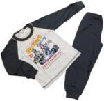 Dalma 2 Részes Pamut Pizsama - Szürke Versenyautós 98