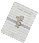 Babastar Puha softy pelenkázólap 50x70cm - Hello Maci pillangóval - Levendula