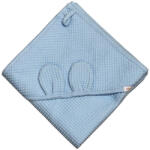 Vaganza Waffle Fürdőlepedő 80x80 - Kék