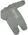 Mrofi Pamut Ujjas Rugdalózó - Szürke "Boom" 56
