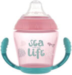 Canpol babies Non-Spill Csőrös Itatópohár - Rózsaszín Tengeres