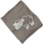 Vaganza Hímzett 2 Rétegű Pamut Takaró 70x90 cm - Szürke Bari