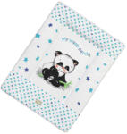 Babastar Puha softy pelenkázólap 50x70cm - Kék Panda