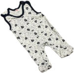 Bomer Pamut Ujjatlan Rugdalózó - Fehér/Kék Hajós 74