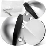  Ütköző Ajtó Zár, padlóütköző, öntapadós, rozsdamentes acél vagy fekete matt (STOPER PODLOGOWY DO DRZWI POLOKRAGLY)