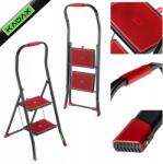 Kadax Létra Háztartási 2 Fokos Összecsukható Acél 150kg (K6586)