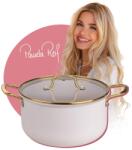 Fackelmann Oala Cu Capac 24 cm Pastel-Beige 55L Aluminiu Recycled (66200)