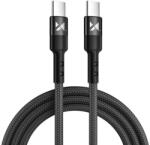 Wozinsky Cablu Wozinsky USB Tip C - USB Tip C Power Delivery 18W 1m negru (WUC-PD-CC1B)