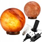 Ogrody Solne Gömb sólámpa állvánnyal 3-5 kg Természetes Himalájai Sóból (LAMPA_KULA_SREDNIA)