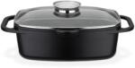 GSW Universalbrater Gourmet Granit 6 Litri Negru Aliaj Aluminiu Inductie (410182)