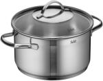Silit Achat Oala 20cm cu Capac din Sticla Inductie 33L Otel Inoxidabil (2102234227)