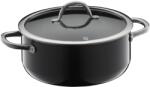 WMF Cratita WMF Fusiontec Inspire 24 cm 44L Negru Inductie Capac din sticla (516735290)