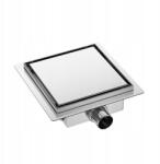 BALNEO SQ-Drain Next 2in1 Négyzet alakú lefolyó 20x20 cm kétoldalas króm (5905591091121)